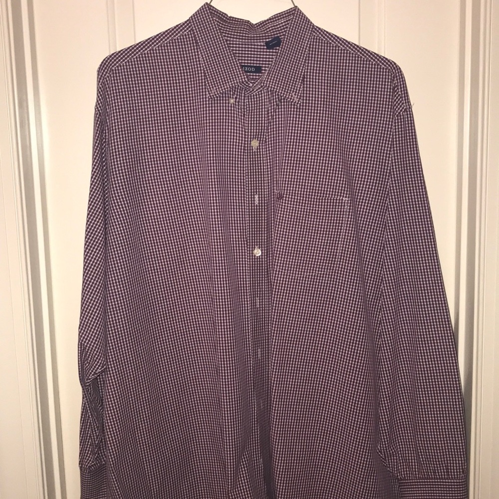 3XLT  IZOD long sleeve dress shirt